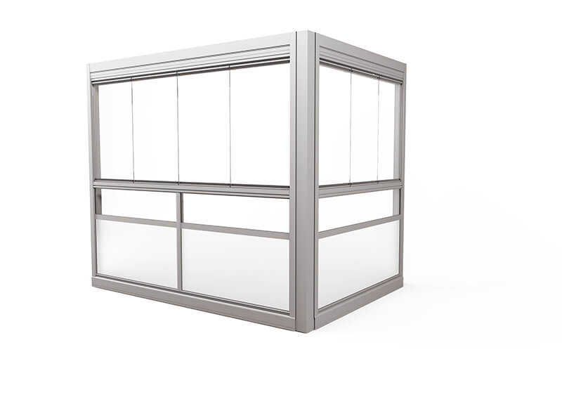 Design Sight Glasinddækningssystem – uden ramme, uden håndliste